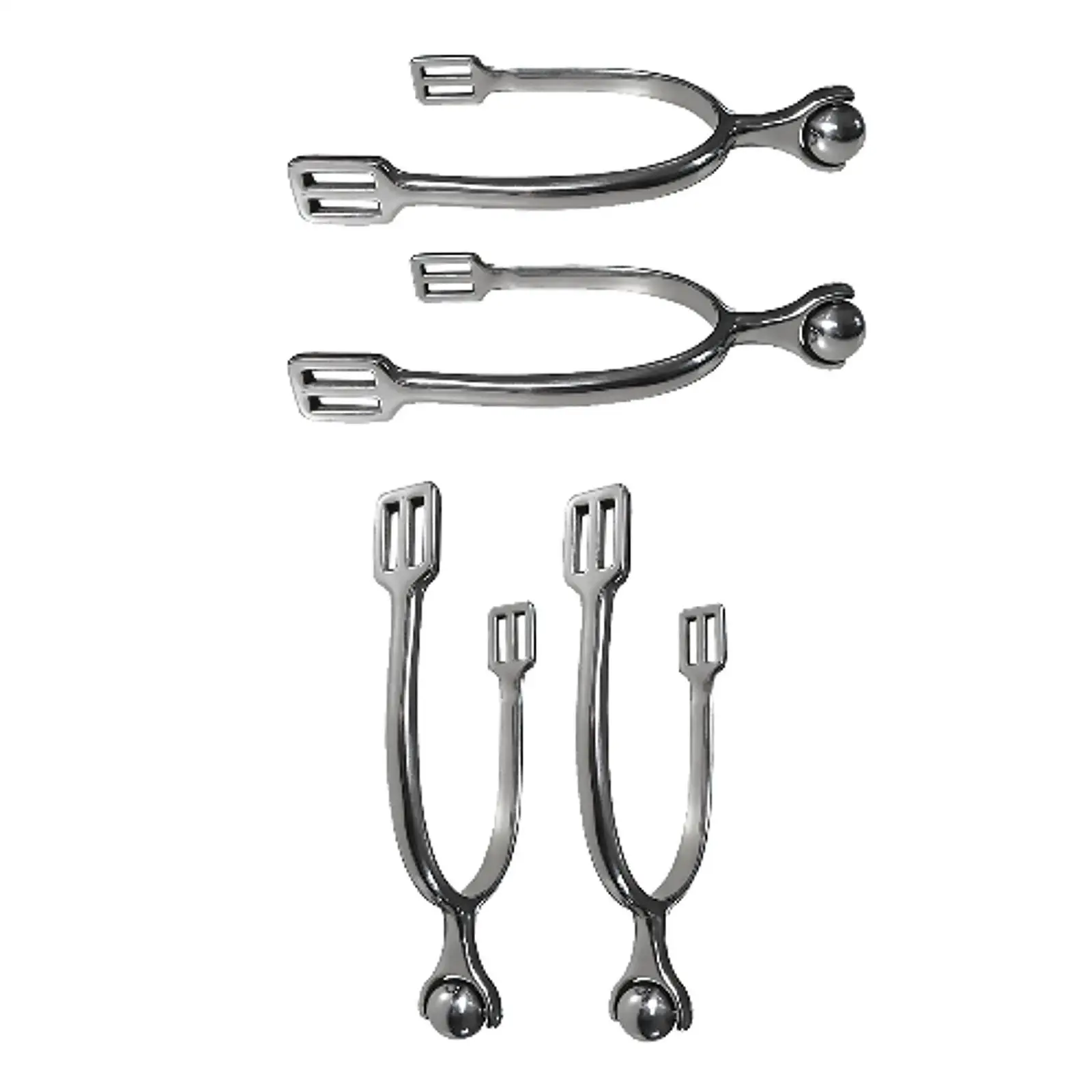 Professional Cowboy Spur Sturdy Horse Spur Stainless Steel Riding Spurs for Equestrian Training and Parties
Professional Cowboy Spur Sturdy Horse Spur Stainless Steel Riding Spurs for Equestrian Training and Parties