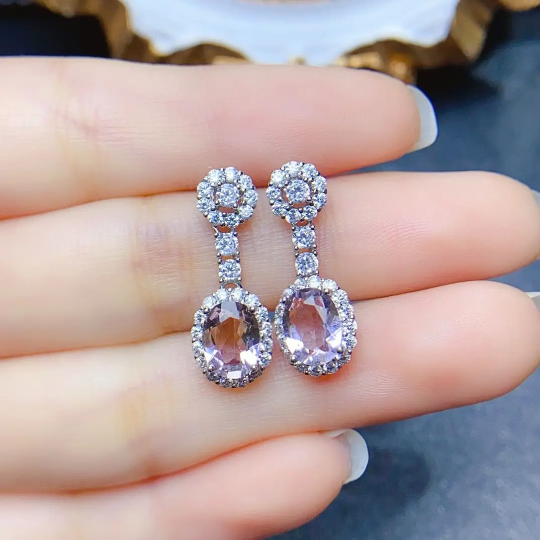 ZECAA Fine Jewelry Woman Ametrine Drop Earrings With Natural Ametrine Gemstone 6*8mm Silver Drop Earrings For Gift Party
ZECAA Fine Jewelry Woman Ametrine Drop Earrings With Natural Ametrine Gemstone 6*8mm Silver Drop Earrings For Gift Party