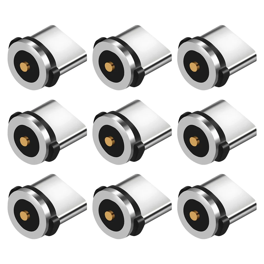 9 Pcs Magnetic Charging Cable Adapter Tip Rotating Phone Data Line USB Aluminum Type USB-C Connector
9 Pcs Magnetic Charging Cable Adapter Tip Rotating Phone Data Line USB Aluminum Type USB-C Connector