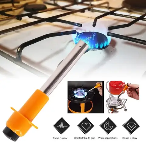 Outdoor Camping Mini Igniter Kitchen Stove Electric Lighter Stainless BBQ Piezo Igniter