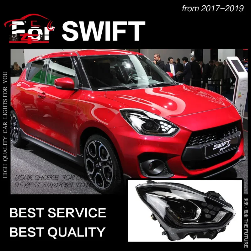 XCH Suitable for retrofitting 2018 Suzuki Swift headlight assembly with LED headlights and DRL bi-xenon headlights.
XCH Suitable for retrofitting 2018 Suzuki Swift headlight assembly with LED headlights and DRL bi-xenon headlights.