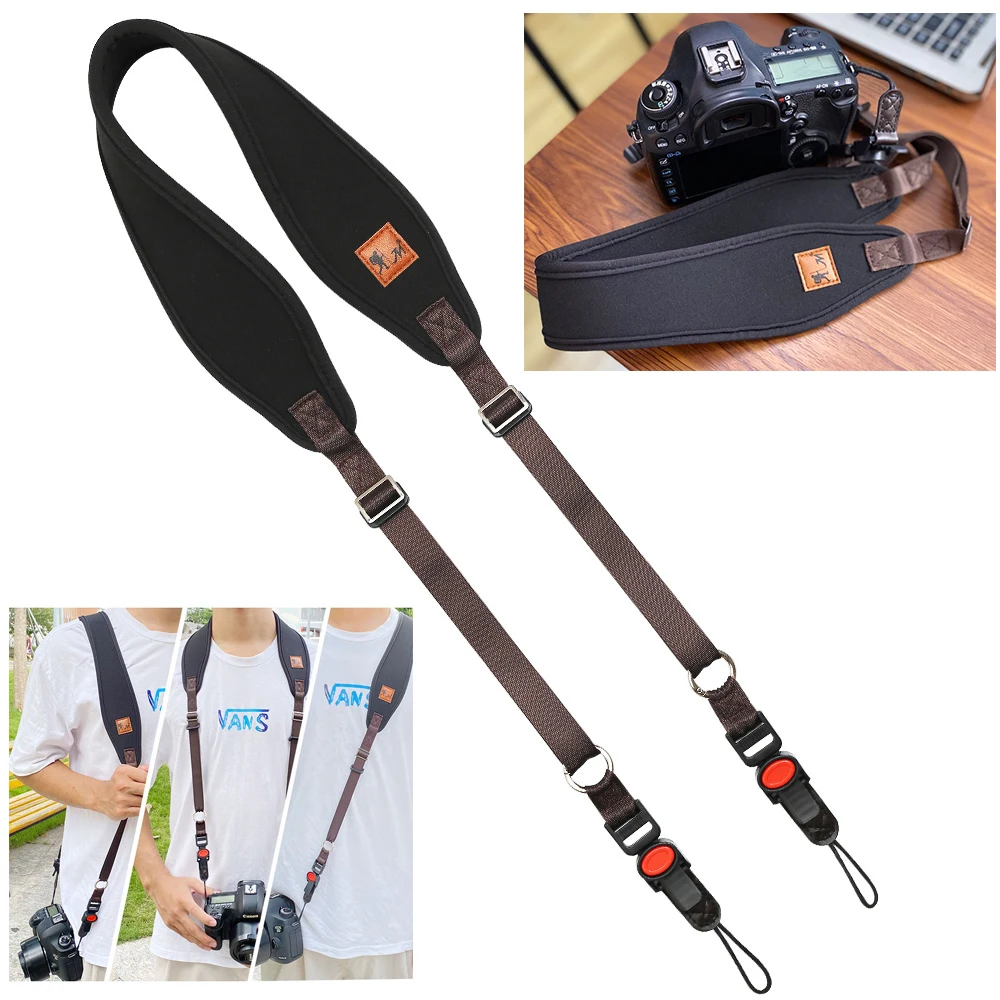 Quick Release Camera Neck Shoulder Strap For Nikon D810 D780 Z5 Z6 Z7 Pentax Olympus Fujifilm XT4 XT5 DSLR Cameras Belt Neoprene
Quick Release Camera Neck Shoulder Strap For Nikon D810 D780 Z5 Z6 Z7 Pentax Olympus Fujifilm XT4 XT5 DSLR Cameras Belt Neoprene