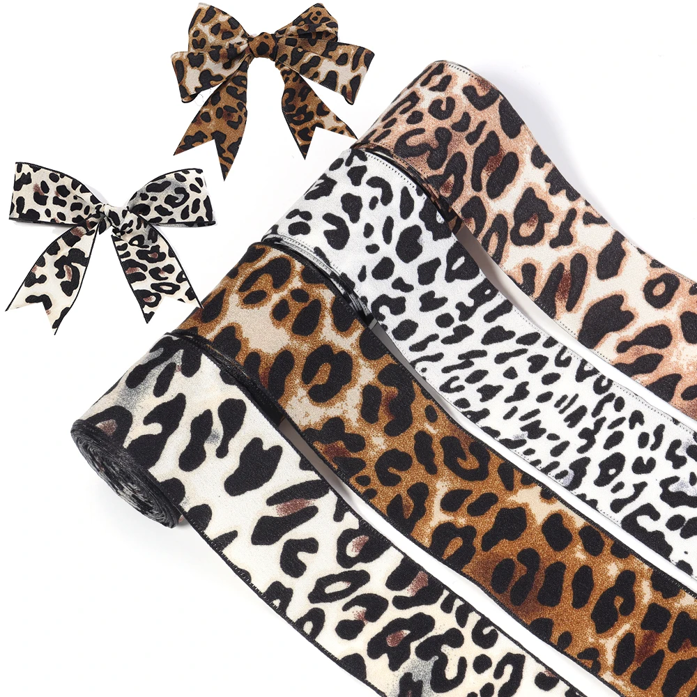 5Yards 4cm Satin Faux Silk Leopard Print Ribbon Handmade Crafts Materials Hair Bow Making Clip Gift Wrapping Clothing Accessorie
5Yards 4cm Satin Faux Silk Leopard Print Ribbon Handmade Crafts Materials Hair Bow Making Clip Gift Wrapping Clothing Accessorie