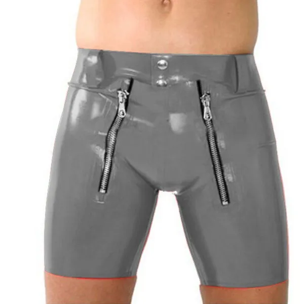 100% Latex Rubber Navy Blue Hip Tight Knee-length Shorts With Zipper Halloween Masquerade
100% Latex Rubber Navy Blue Hip Tight Knee-length Shorts With Zipper Halloween Masquerade