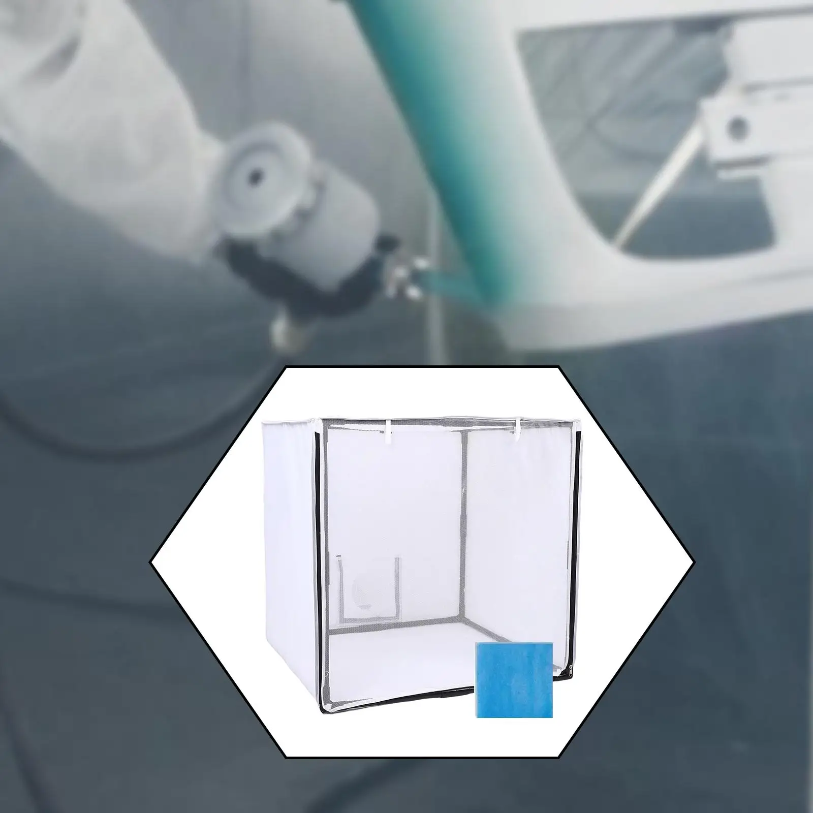 Portable Model Paint Booth Easy Assembly Spray Shelter Tent for Hobby DIY Painting Station
Portable Model Paint Booth Easy Assembly Spray Shelter Tent for Hobby DIY Painting Station