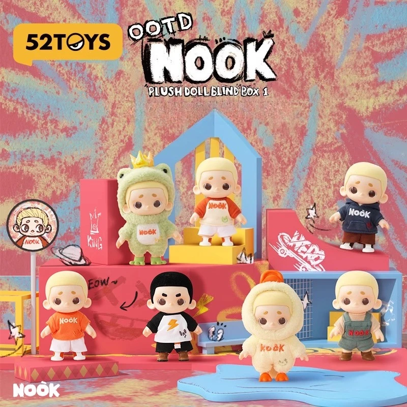 52TOYS NOOK Doll OOTD Series Action Figure Model Pendant Designer Toys Collection Surprise Box Ornaments Kids Toys Holiday Gifts
52TOYS NOOK Doll OOTD Series Action Figure Model Pendant Designer Toys Collection Surprise Box Ornaments Kids Toys Holiday Gifts