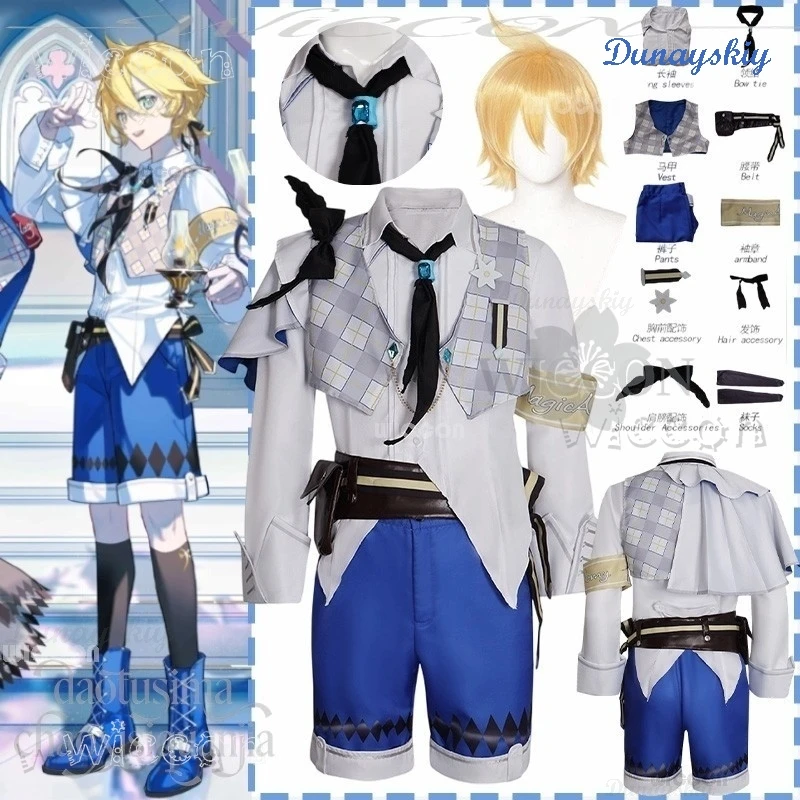 Костюм для взрослых Disfraz Anime Game Project Sekai Cosplay Lenn, униформа Magic Academy, синий, аксессуары, на Хэллоуин, 2025
Костюм для взрослых Disfraz Anime Game Project Sekai Cosplay Lenn, униформа Magic Academy, синий, аксессуары, на Хэллоуин, 2025