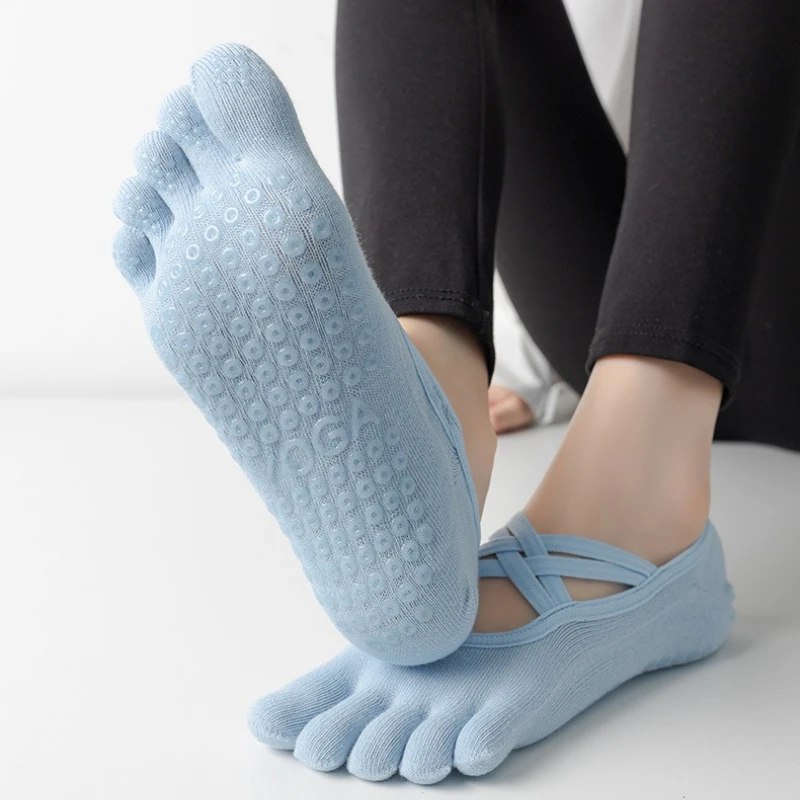 1/4 Pairs New Women Anti Slip Pilates Socks Five Toe Silicone Non-Slip Yoga Sock Bandage Ladies Fitness Sports Cotton Sock
1/4 Pairs New Women Anti Slip Pilates Socks Five Toe Silicone Non-Slip Yoga Sock Bandage Ladies Fitness Sports Cotton Sock