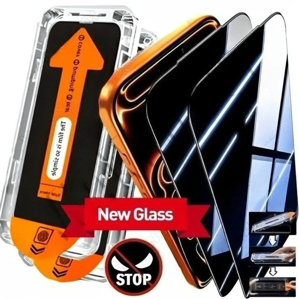 2Pcs Anti Spy Tempered Glass For iPhone 17 16 15 Pro Max Air 16e 15 Plus 14 13 12 11 Pro XR XS Max One Click Installation Glass
2Pcs Anti Spy Tempered Glass For iPhone 17 16 15 Pro Max Air 16e 15 Plus 14 13 12 11 Pro XR XS Max One Click Installation Glass
