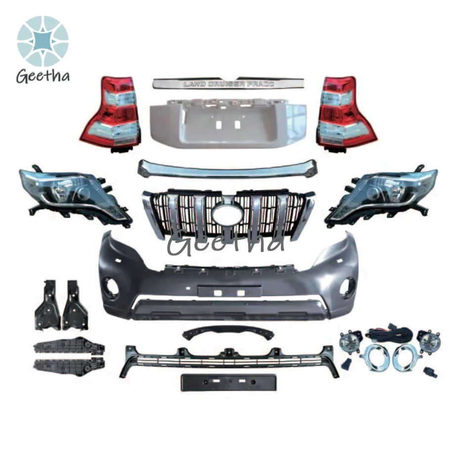 For 2010-2013 LAND CRUISER UPGRADE 2014 BODY KITS Body Kit with Bumper Grille Headlights Taillights Fog Lights Quality Body Part
For 2010-2013 LAND CRUISER UPGRADE 2014 BODY KITS Body Kit with Bumper Grille Headlights Taillights Fog Lights Quality Body Part