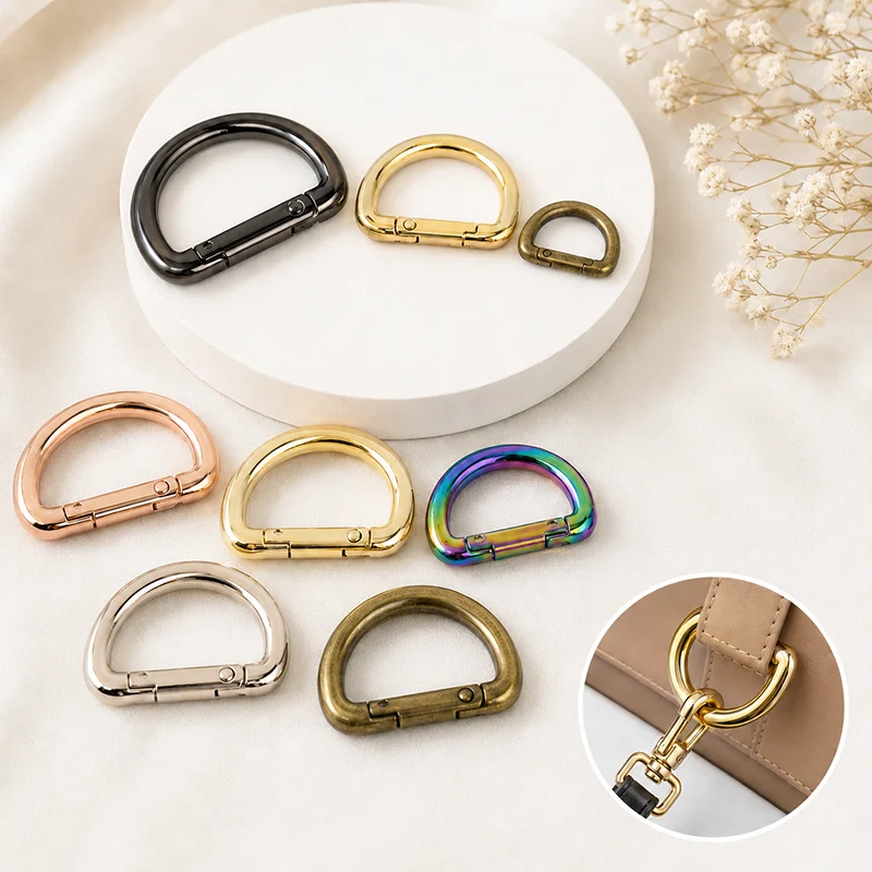 10/20Pcs 16/19/25mm D Ring Metal Buckles Spring Snap Hook for Bag Strap Keychain Connector Carabiner Hardware Accessory Set DIY
10/20Pcs 16/19/25mm D Ring Metal Buckles Spring Snap Hook for Bag Strap Keychain Connector Carabiner Hardware Accessory Set DIY