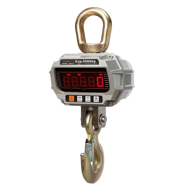OCS-X Digital Crane Scale Steel Hanging Weight Scale 1T 2T 3T 5T with LED/LCD Display ROHS Certified OEM/ODM Supported
OCS-X Digital Crane Scale Steel Hanging Weight Scale 1T 2T 3T 5T with LED/LCD Display ROHS Certified OEM/ODM Supported