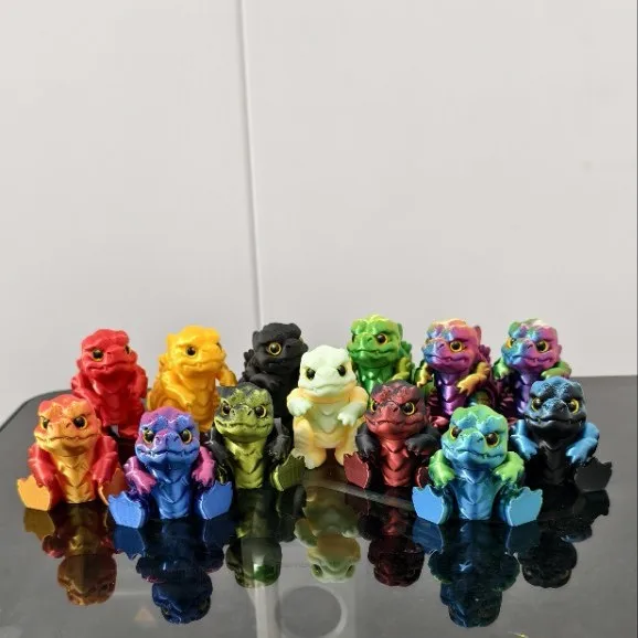 Cute Mini Dinosaur Baby 3D Printed Toys Joints Movable Simulation Animal Dinosaur Model Desktop Ornaments Creative Gift
Cute Mini Dinosaur Baby 3D Printed Toys Joints Movable Simulation Animal Dinosaur Model Desktop Ornaments Creative Gift