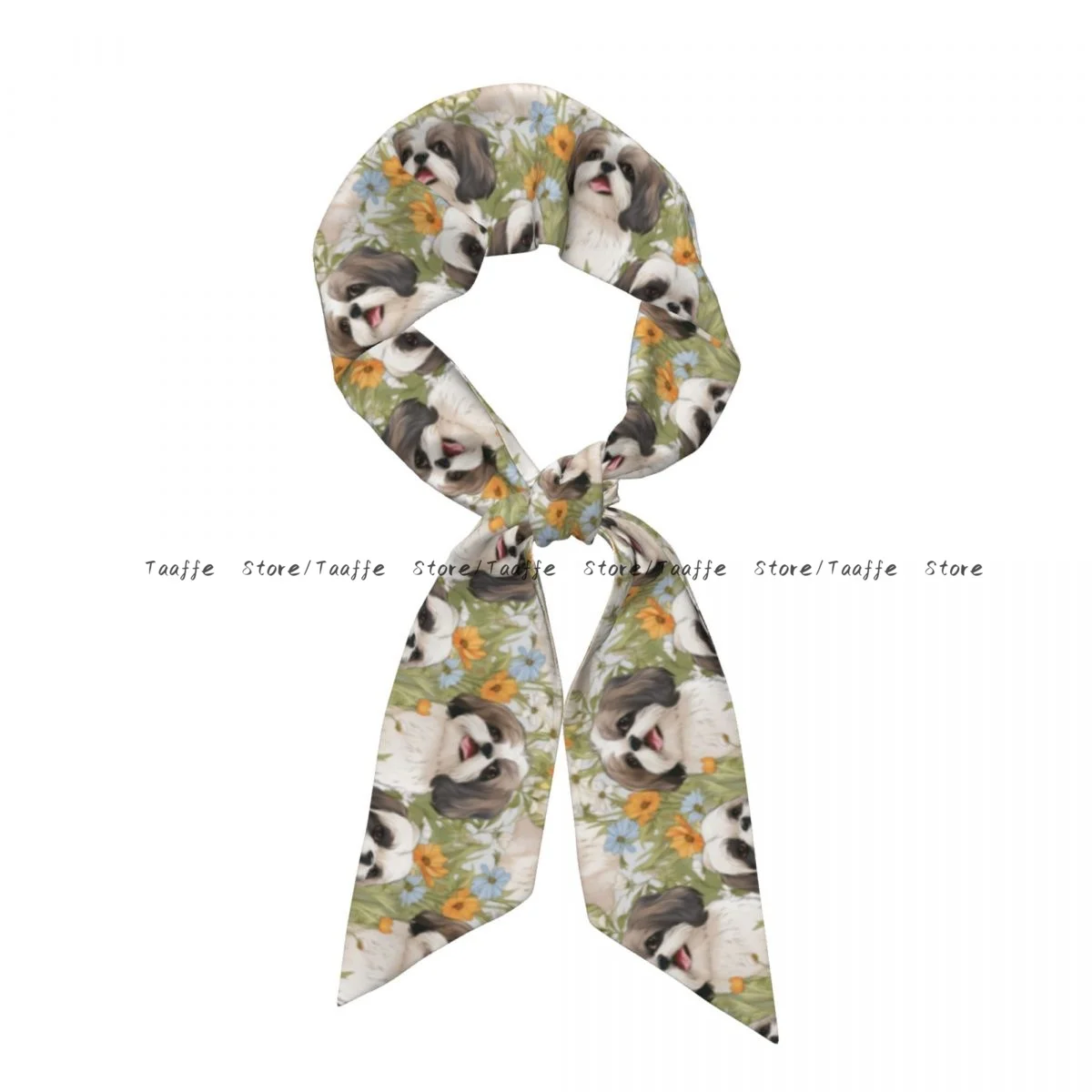 7.6x128cm Long Skinny Hair Scarf Women Imitation Silk Satin Headband Shih Tzu Dog And Floral Neckerchief Ladies Bag Scarves
7.6x128cm Long Skinny Hair Scarf Women Imitation Silk Satin Headband Shih Tzu Dog And Floral Neckerchief Ladies Bag Scarves