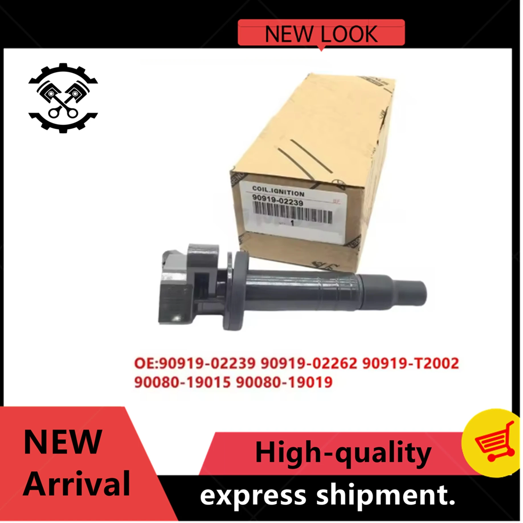 OEM 90919-02239 9091902239 Bobina de ignição de alta qualidade para Toyota Corolla Celica Matrix Spark Coil 90919 02239
OEM 90919-02239 9091902239 Bobina de ignição de alta qualidade para Toyota Corolla Celica Matrix Spark Coil 90919 02239