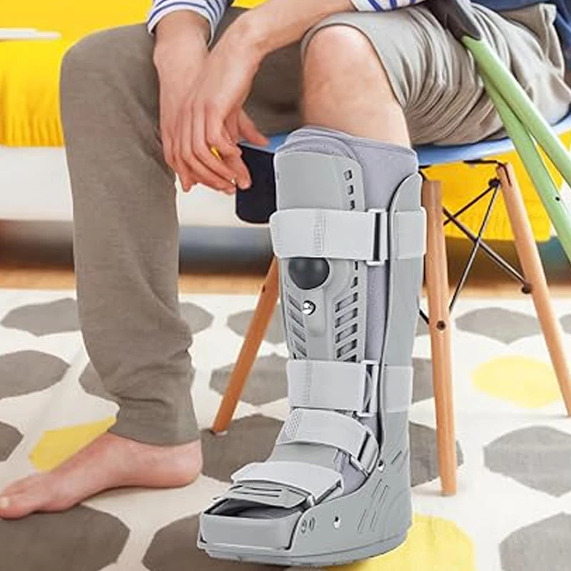 1PCS Pneumatic Walking Boot Adjustable Air Cam Walker for Ankle Fractures/Sprains, Lightweight Medical Boot with Air Pump
1PCS Pneumatic Walking Boot Adjustable Air Cam Walker for Ankle Fractures/Sprains, Lightweight Medical Boot with Air Pump