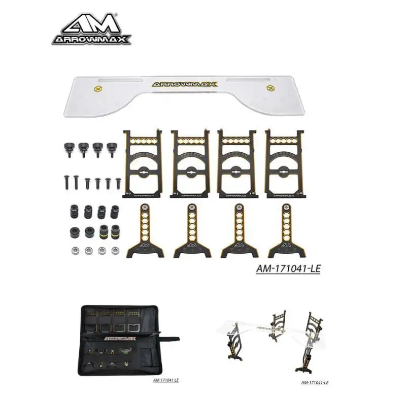 Original ARROWMAX AM-171041-LE Set-Up System For 1/10 Off-Road Cars With Bag Limited Edition Rc Tool
Original ARROWMAX AM-171041-LE Set-Up System For 1/10 Off-Road Cars With Bag Limited Edition Rc Tool