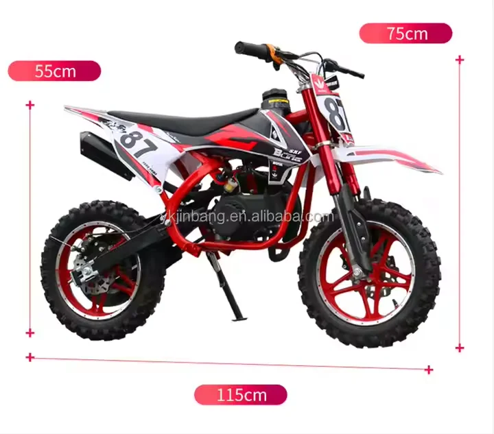 High Performance 49cc Brushless Dirt Bike for Kids with Pull Start 35KM/H Speed Hydraulic Brakes
High Performance 49cc Brushless Dirt Bike for Kids with Pull Start 35KM/H Speed Hydraulic Brakes