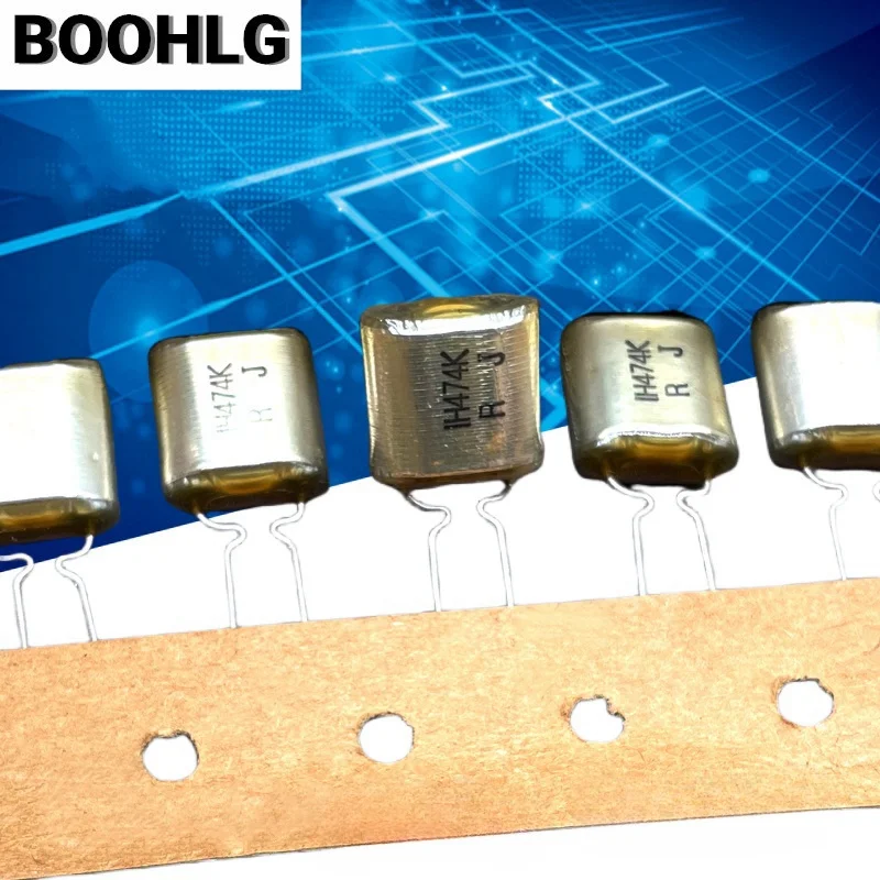 10PCS CBB 1H 474 470nf 0.47uf 50v high frequency audio capacitor 
10PCS CBB 1H 474 470nf 0.47uf 50v high frequency audio capacitor