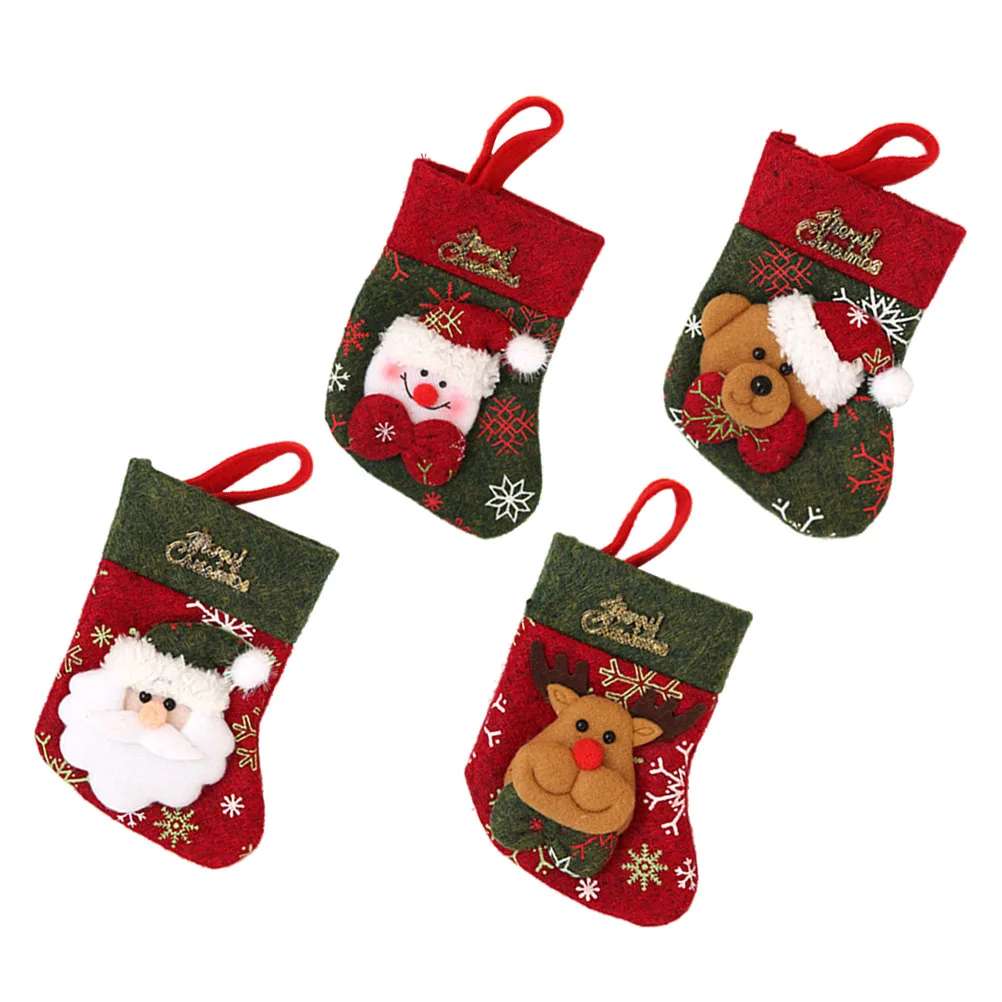 4Pcs Christmas Cutlery Fork Bags Silverware Holders Stockings Tableware Socks Decor Resuable Pattern Dining Festive
4Pcs Christmas Cutlery Fork Bags Silverware Holders Stockings Tableware Socks Decor Resuable Pattern Dining Festive
