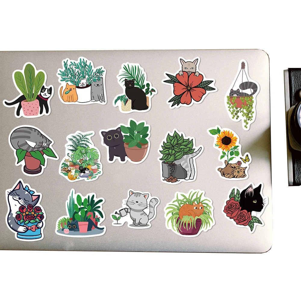 50 PC Waterproof Cute Cat Plant Stickers for Laptop PC Computer Mobile Phone Bottles Skateboard Suitcase Aesthetic DIY Sticker
50 PC Waterproof Cute Cat Plant Stickers for Laptop PC Computer Mobile Phone Bottles Skateboard Suitcase Aesthetic DIY Sticker