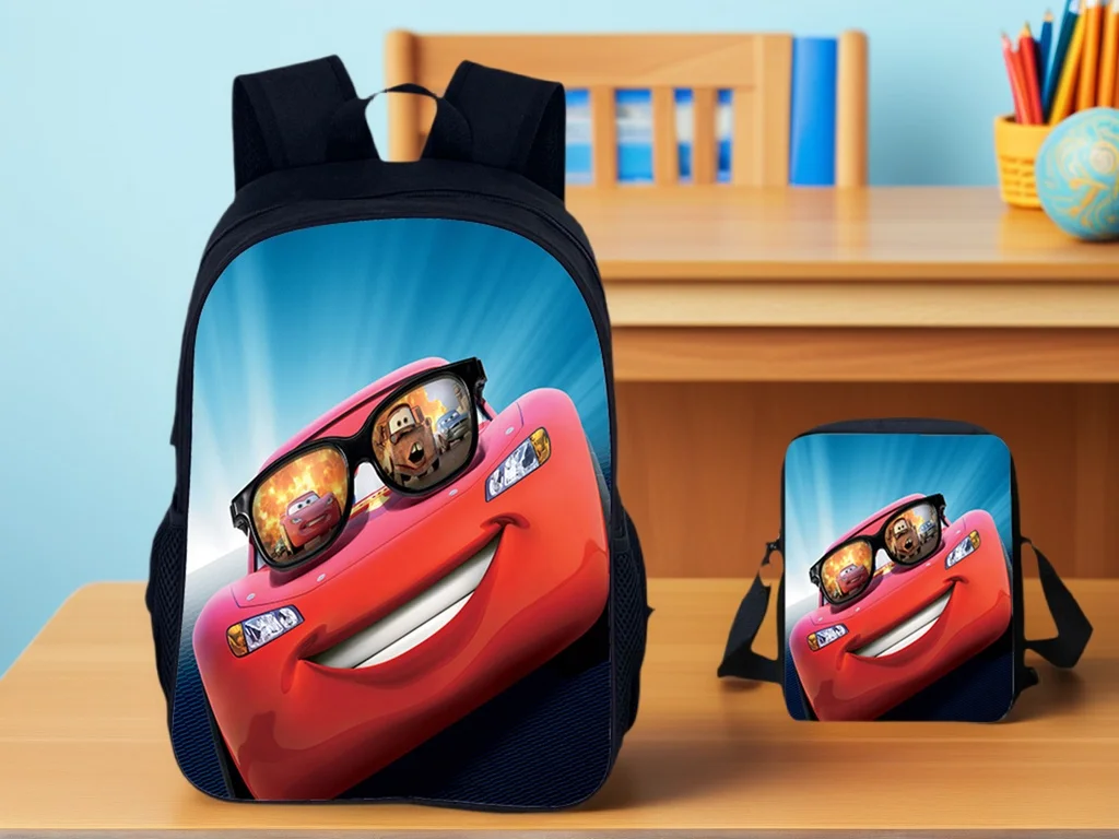 Little Kid Waterproof Backpack with Shoulder Bag Set,Cars Cartoon Book Bag Classic Daypack
Little Kid Waterproof Backpack with Shoulder Bag Set,Cars Cartoon Book Bag Classic Daypack