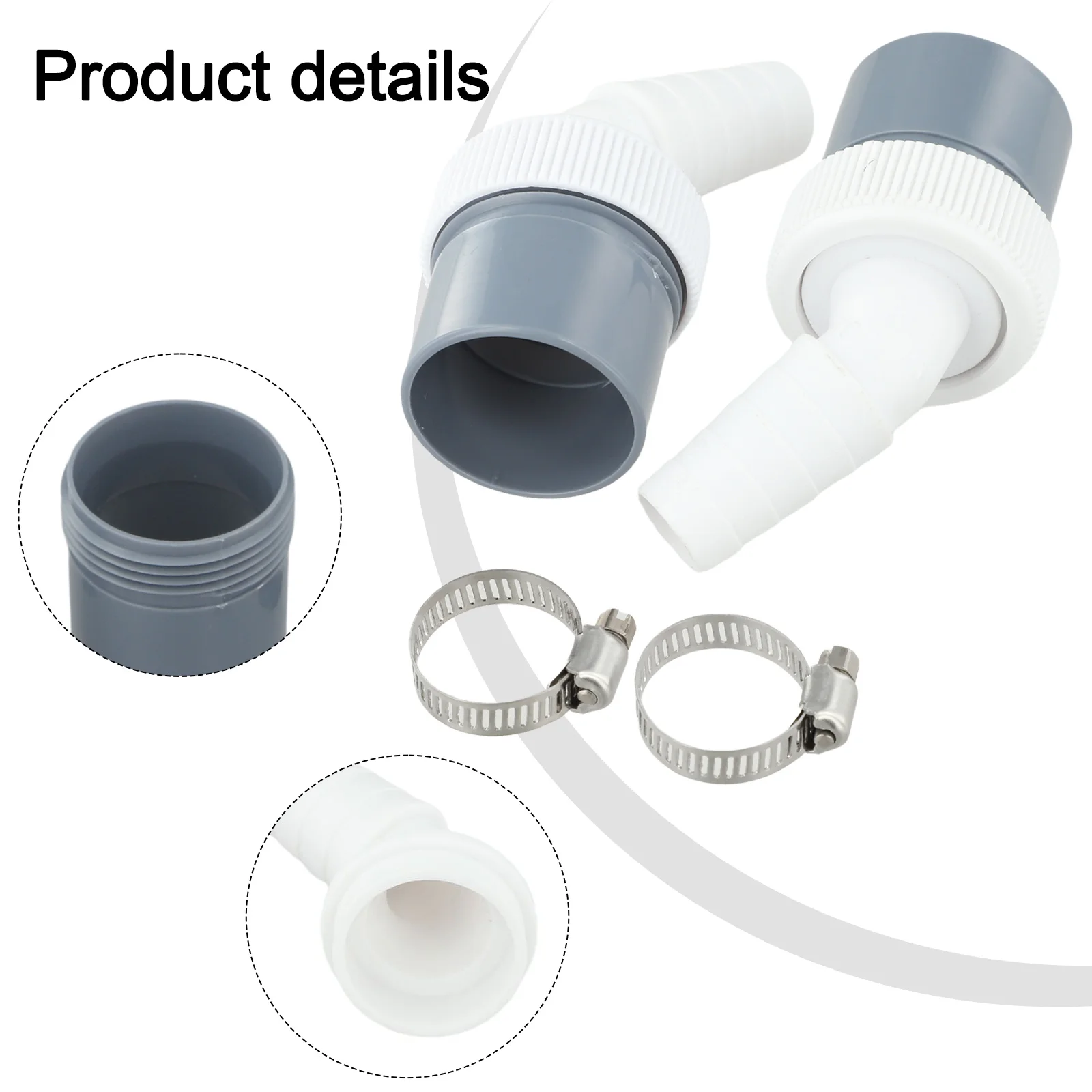 Efficient Waste Disposal Adapter PVC Drain Adapter Grey White Color Washing Machine Drain Adapter Efficient Waste Disposal
Efficient Waste Disposal Adapter PVC Drain Adapter Grey White Color Washing Machine Drain Adapter Efficient Waste Disposal