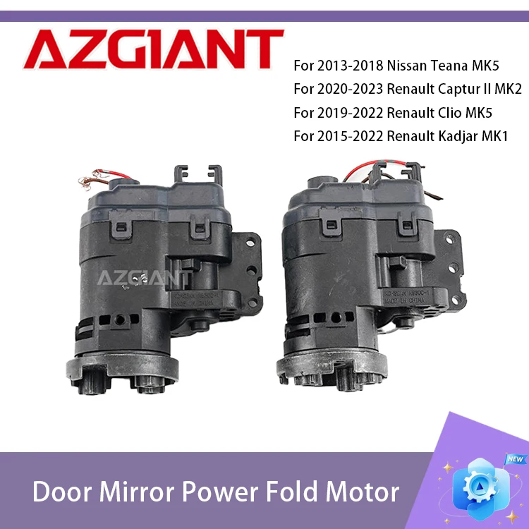 AZGIANT Car Rearview Mirror Fold Motor Assembly For Nissan Teana Renault Captur Clio Kadjar Vehicle Body Parts
AZGIANT Car Rearview Mirror Fold Motor Assembly For Nissan Teana Renault Captur Clio Kadjar Vehicle Body Parts