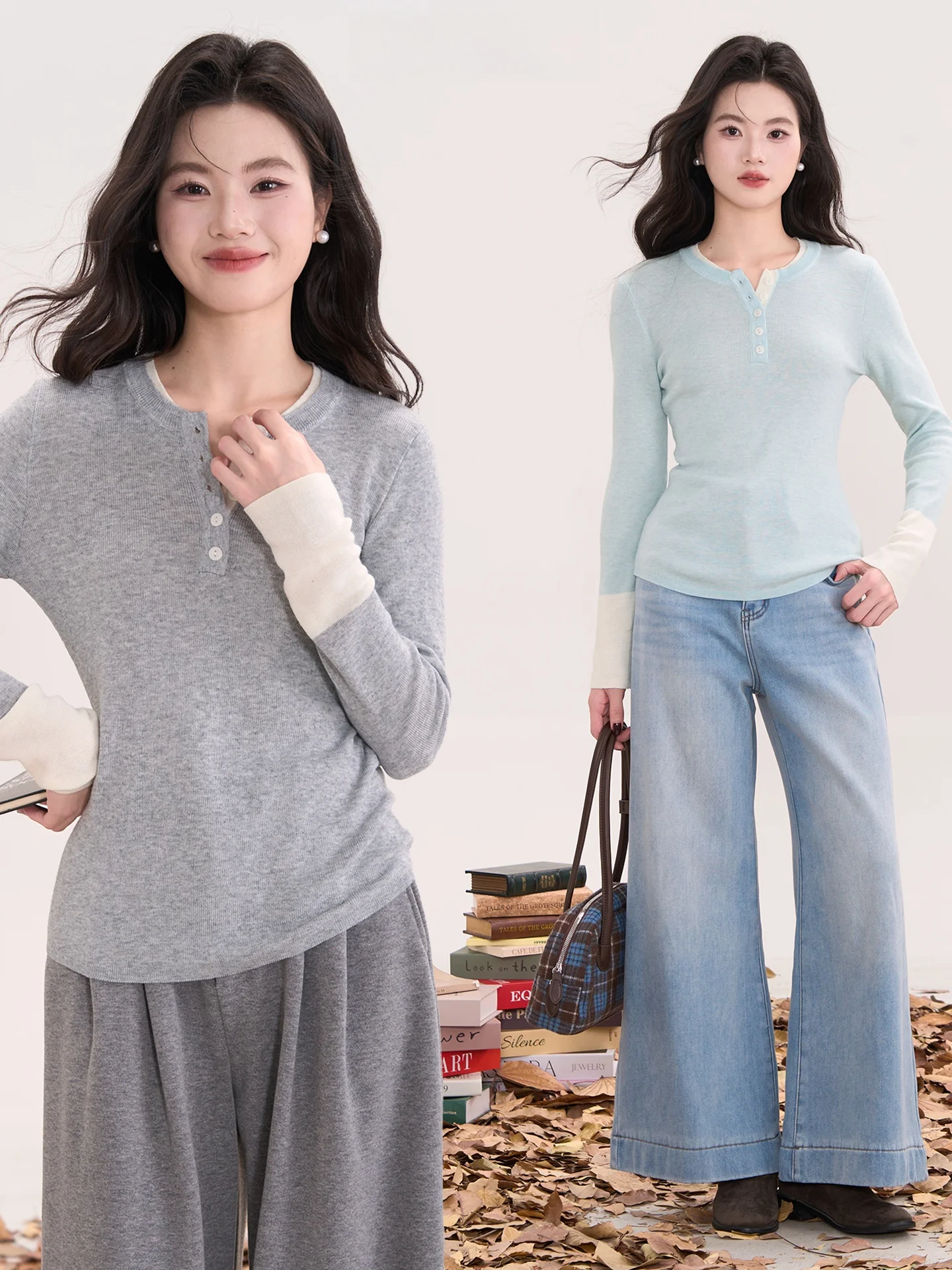 Heme 6 Wool Blend Long Sve Knitted Top Women's Casual Sle Color Blo Single Button Spring Faion Casual Knitwear
Heme 6 Wool Blend Long Sve Knitted Top Women's Casual Sle Color Blo Single Button Spring Faion Casual Knitwear