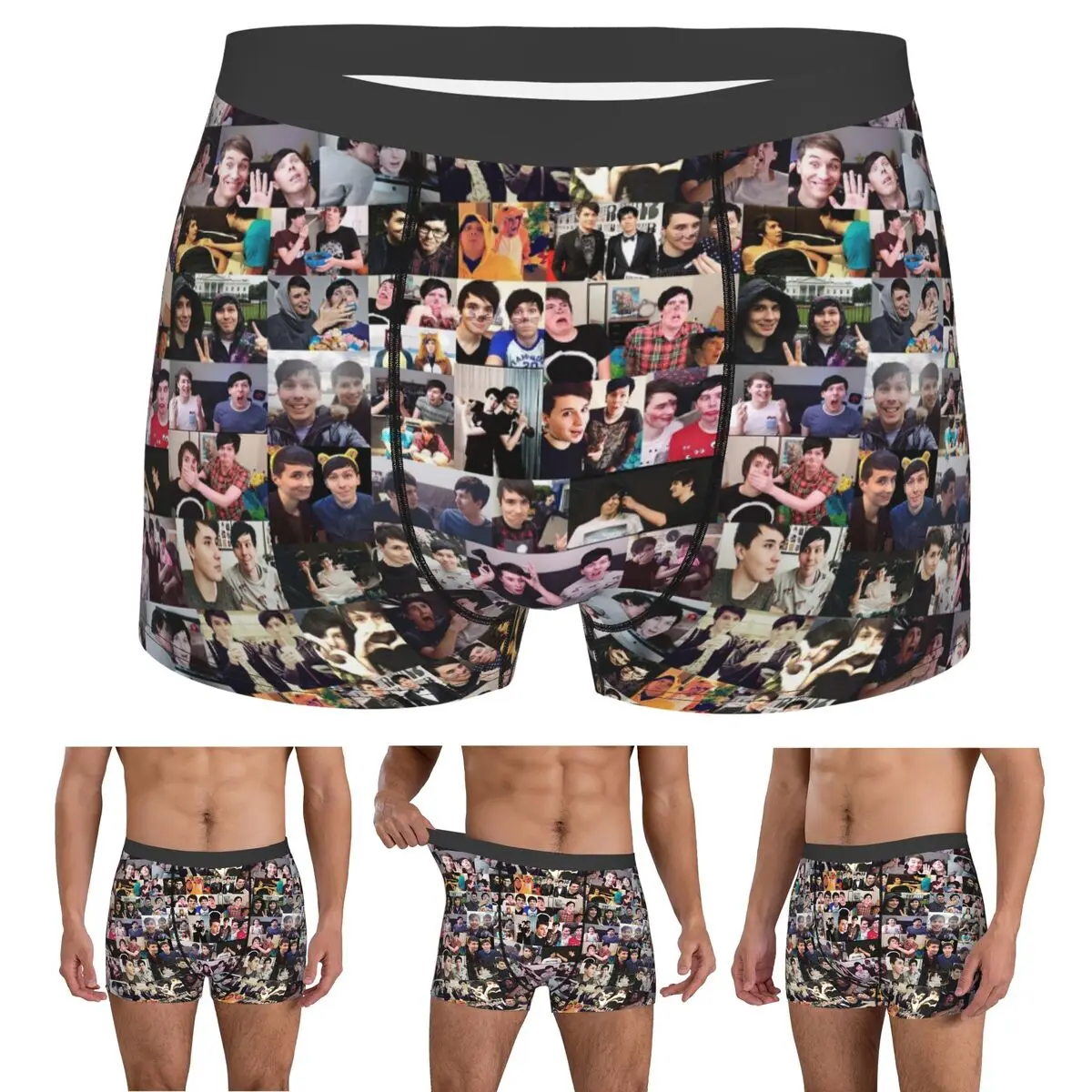 Boxer Underpants Shorts Dan And Phil! Panties Men Soft Underwear for Homme Man Boyfriend Gifts
Boxer Underpants Shorts Dan And Phil! Panties Men Soft Underwear for Homme Man Boyfriend Gifts