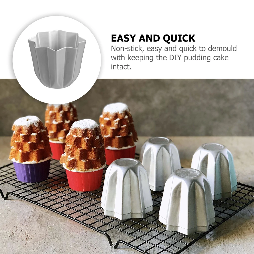 4pcs Cake Mold Aluminum Alloy Baking Tools Octagonal Shape -Function Cupcake Kitchen Dessert Shop 
4pcs Cake Mold Aluminum Alloy Baking Tools Octagonal Shape -Function Cupcake Kitchen Dessert Shop