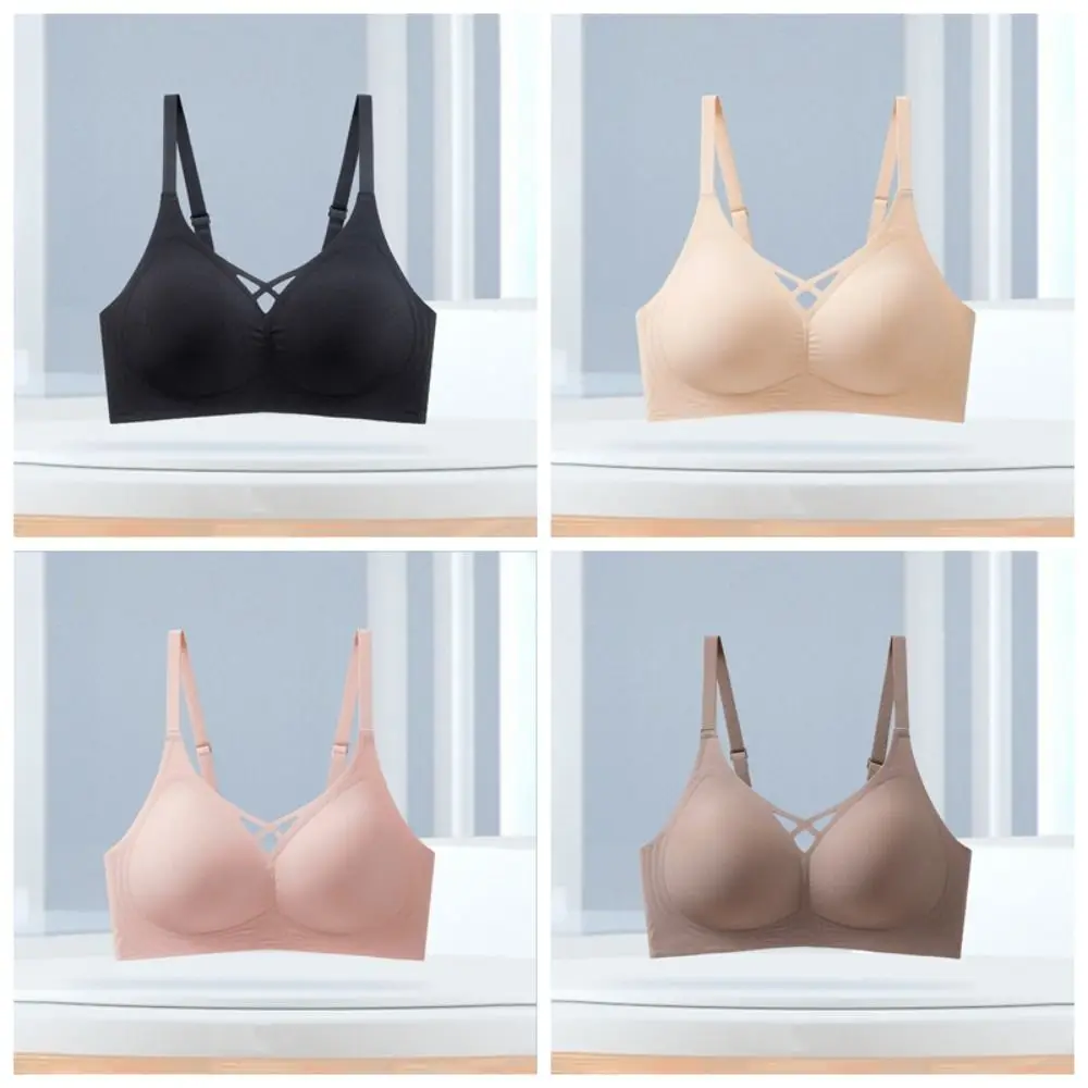 Fashion Push-up Seamless Brassiere Shockproof Close-fitting Wireless Deep V Bra Lingerie Intimates Underwear for Women Female
Fashion Push-up Seamless Brassiere Shockproof Close-fitting Wireless Deep V Bra Lingerie Intimates Underwear for Women Female