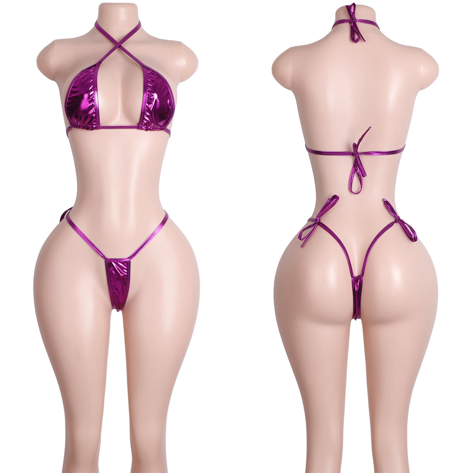 Adjustable Strap Patent Leather Bodysuit Sexy Performance Erotic Clubwear Ballroom Style Metal Texture Swimwear Lingerie Set
Adjustable Strap Patent Leather Bodysuit Sexy Performance Erotic Clubwear Ballroom Style Metal Texture Swimwear Lingerie Set