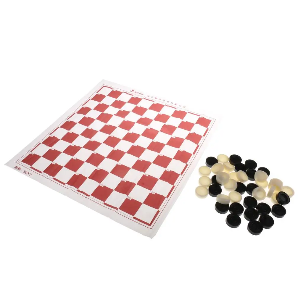 Traditional International Checkers Set Resin Checkers Board Game Intelligence Toy for Home Play
Traditional International Checkers Set Resin Checkers Board Game Intelligence Toy for Home Play