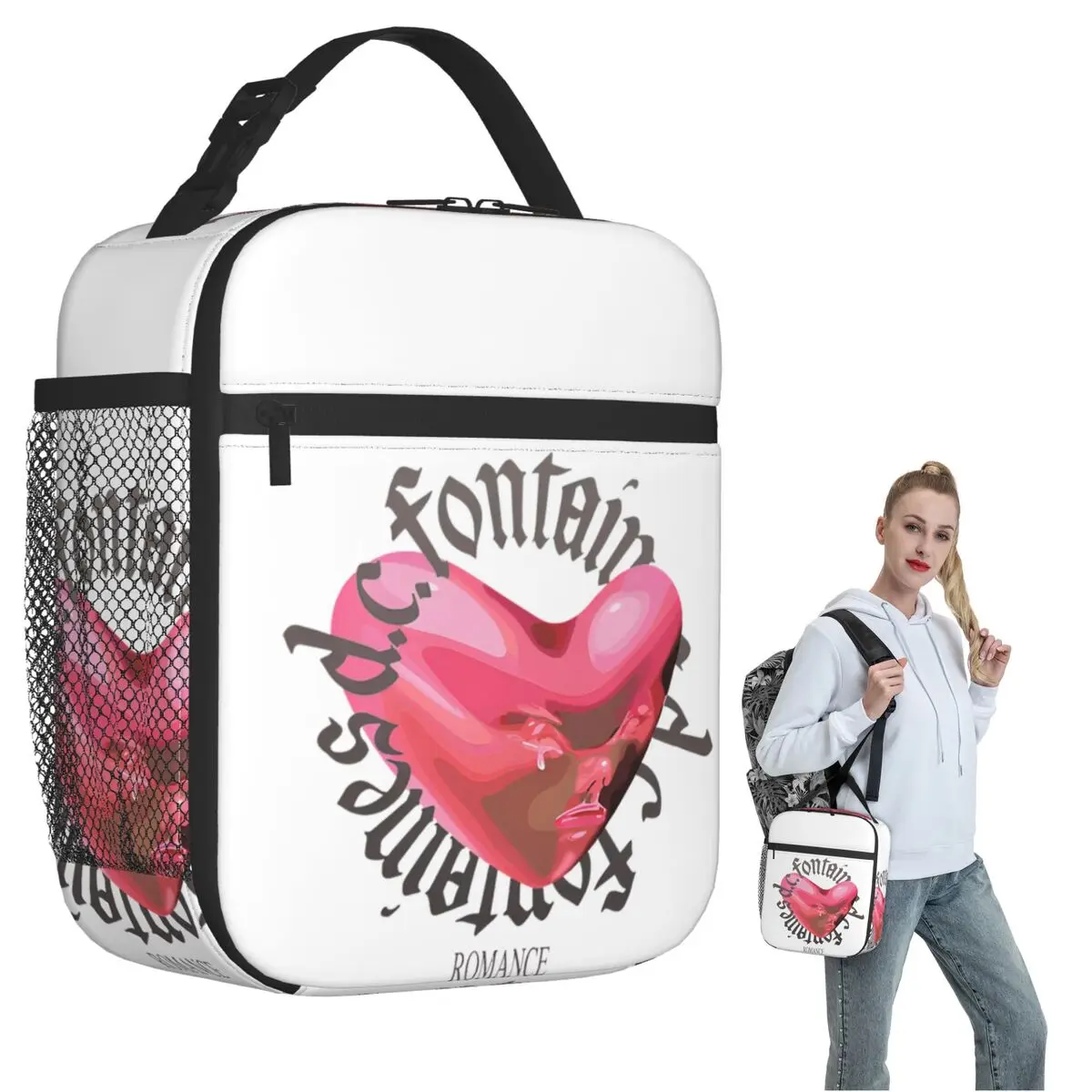 Fontaines DC Romance Insulated Lunch Bag for Women Children Portable Food Boxes Thermal Lunch Box Tote
Fontaines DC Romance Insulated Lunch Bag for Women Children Portable Food Boxes Thermal Lunch Box Tote