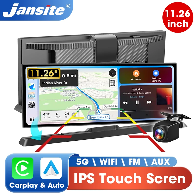 Jansite 10,26/11,26-дюймовый автомобильный экран, беспроводной Carplay Android Auto, автомобильная интеллектуальная система, радио, мультимедийный плеер
Jansite 10,26/11,26-дюймовый автомобильный экран, беспроводной Carplay Android Auto, автомобильная интеллектуальная система, радио, мультимедийный плеер