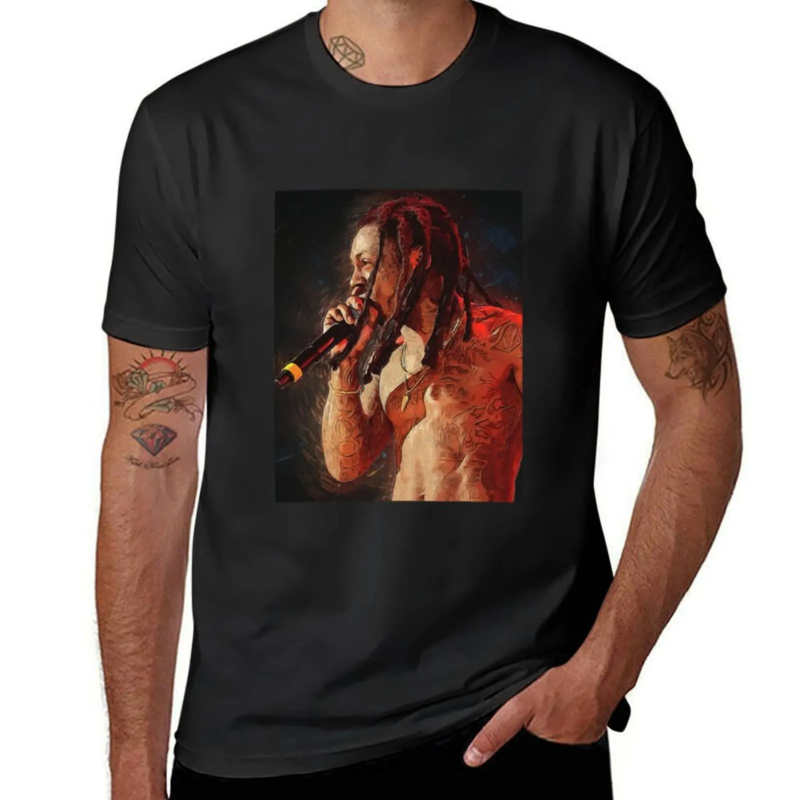 Dreadlocks Lil T-Shirt tops Short sleeve tee aesthetic clothes plain white t shirts men
Dreadlocks Lil T-Shirt tops Short sleeve tee aesthetic clothes plain white t shirts men