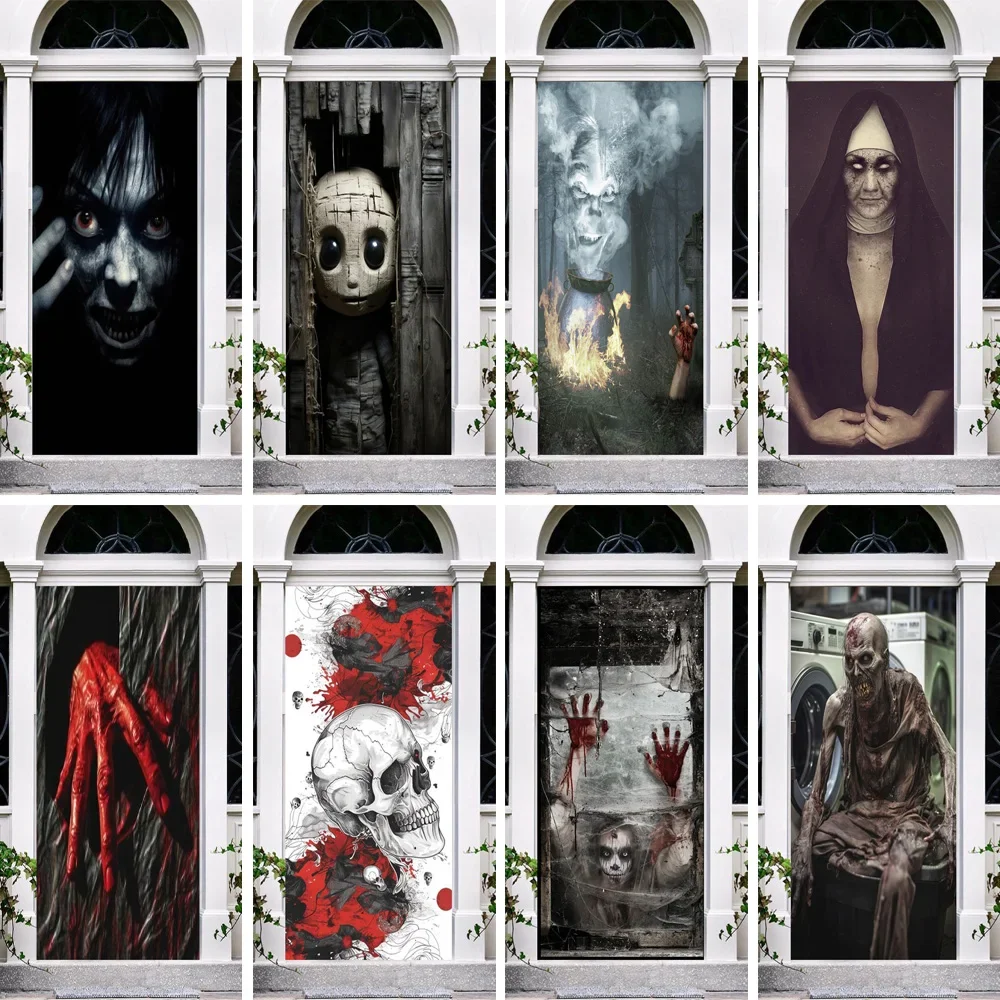 Horror Halloween Decoration Door Stickers Festive Atmosphere Layout Decoration Posters PVC Waterproof Detachable Murals
Horror Halloween Decoration Door Stickers Festive Atmosphere Layout Decoration Posters PVC Waterproof Detachable Murals
