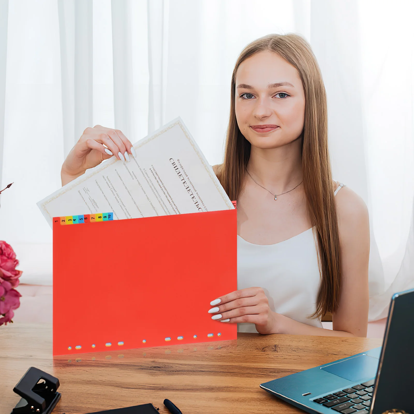 1Set A4 Index Binder Dividers PVC Tabs for Document Notebook School Office Organization Binder Dividers
1Set A4 Index Binder Dividers PVC Tabs for Document Notebook School Office Organization Binder Dividers