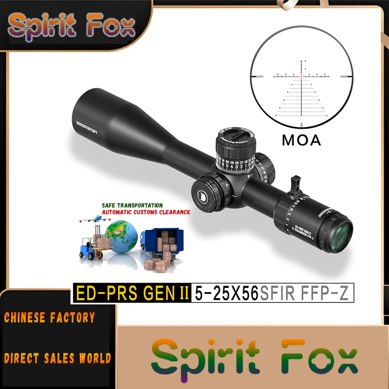 ED-PRS GEN2 5-25X56SFIR FFP-Z Front Direct Adjustment Newly Upgraded Ultra High Transmittance, Stretching Lock Ultra High Defini
ED-PRS GEN2 5-25X56SFIR FFP-Z Front Direct Adjustment Newly Upgraded Ultra High Transmittance, Stretching Lock Ultra High Defini