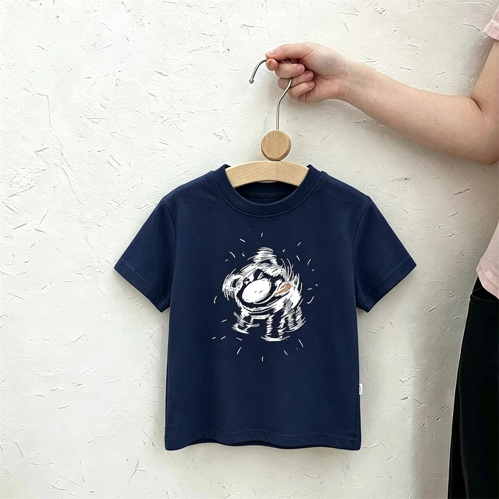 Short-sleeved Tops Kids New Design Printed TShirt Loose Casual Crewneck Pullovers Thin Cotton Tees Boys Cartoon Summer Clothes
Short-sleeved Tops Kids New Design Printed TShirt Loose Casual Crewneck Pullovers Thin Cotton Tees Boys Cartoon Summer Clothes