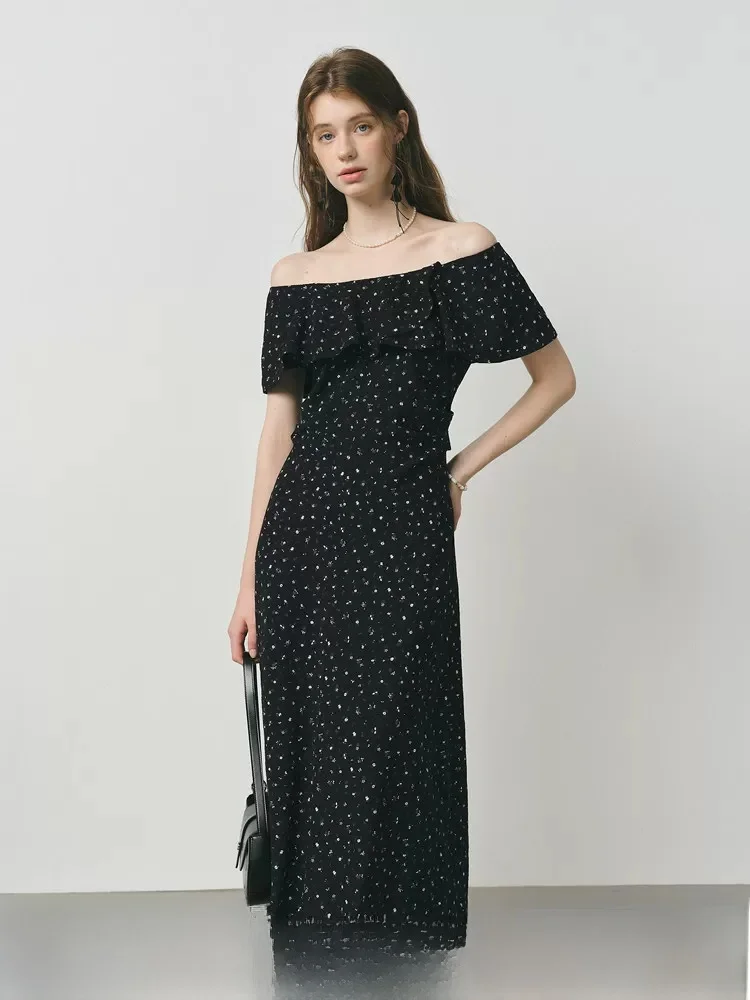 Elegant Floral Print One-Shoulder Dress Women's Summer New Style High Waist A-Line Skirt Short Sleeve Commute Friendly Korean...
Elegant Floral Print One-Shoulder Dress Women's Summer New Style High Waist A-Line Skirt Short Sleeve Commute Friendly Korean...
