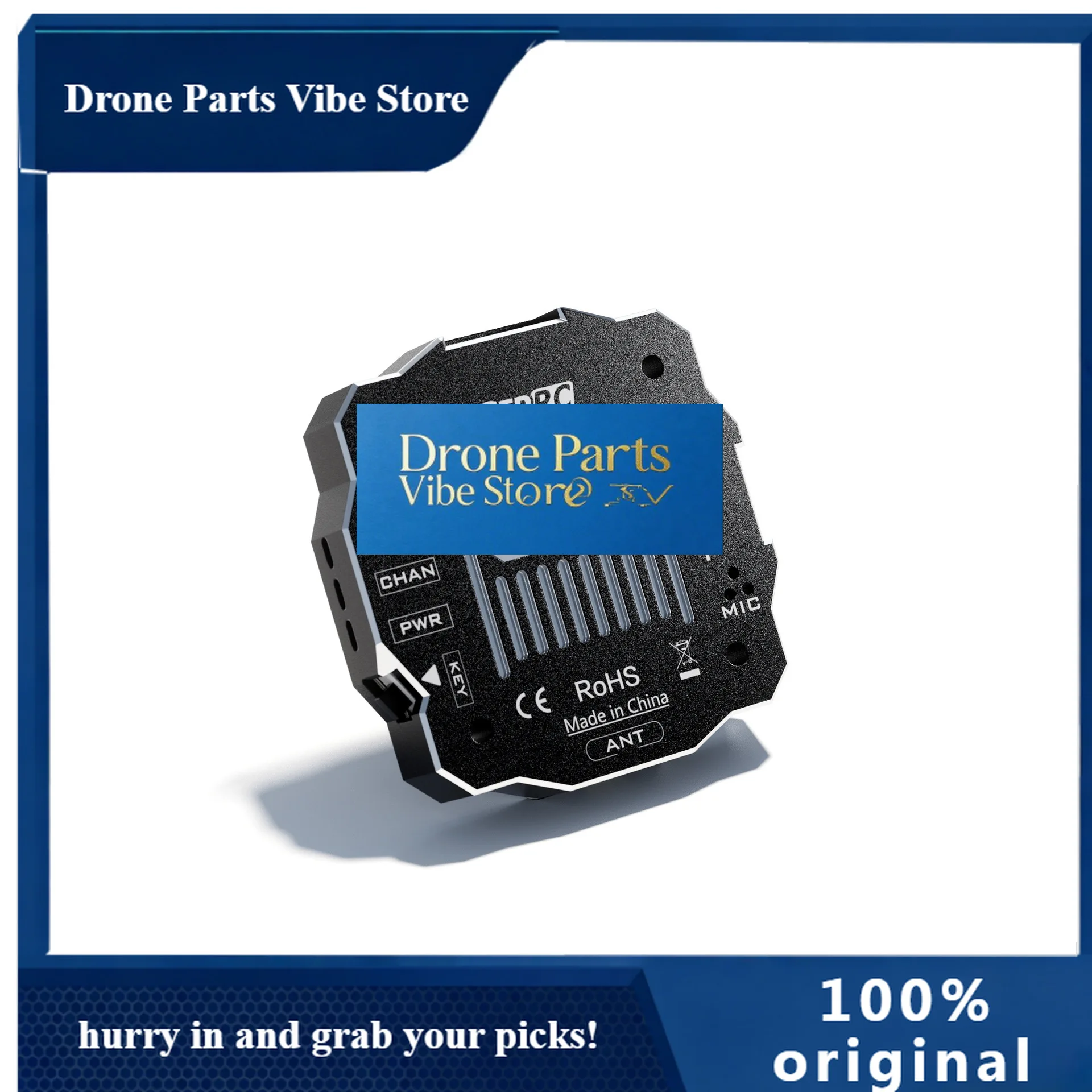 Drone Parts FPV Transmitter For GEPRC RAD Mini 5 8G 1W Stable Signal Strong Penetration Accessory
Drone Parts FPV Transmitter For GEPRC RAD Mini 5 8G 1W Stable Signal Strong Penetration Accessory