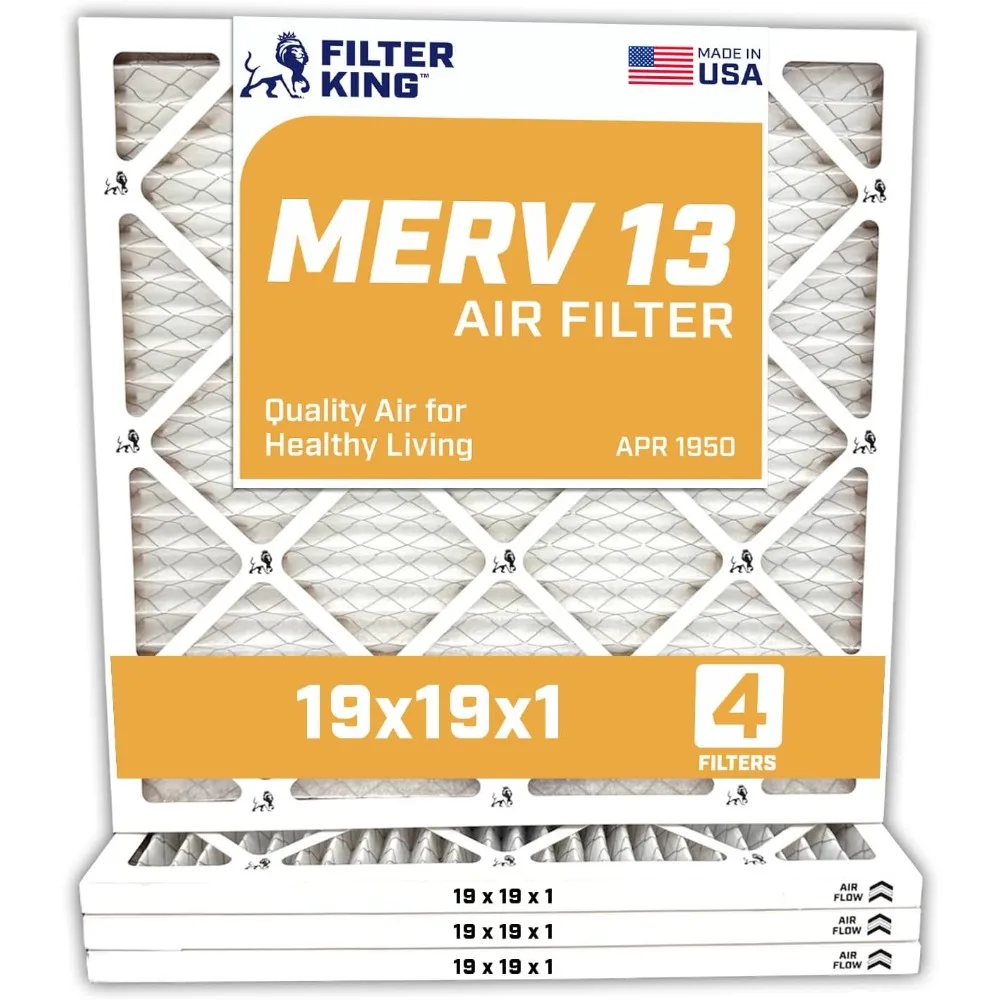 19x19x1 MERV 13 Плиссированный воздушный фильтр, 4 шт., HVAC, печь переменного тока, фильтр кондиционера
19x19x1 MERV 13 Плиссированный воздушный фильтр, 4 шт., HVAC, печь переменного тока, фильтр кондиционера