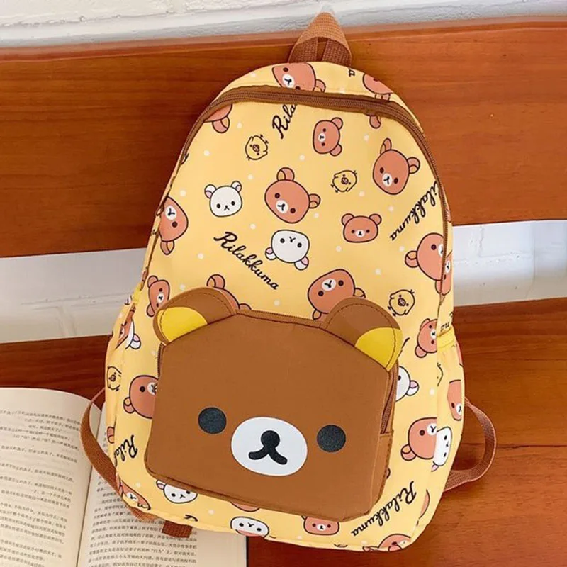 Rilakkuma Cartoon Backpack Women Large Capacity Japanese Style Ins Cute Niche Design Leisure School Bag Travel Daypack For
Rilakkuma Cartoon Backpack Women Large Capacity Japanese Style Ins Cute Niche Design Leisure School Bag Travel Daypack For