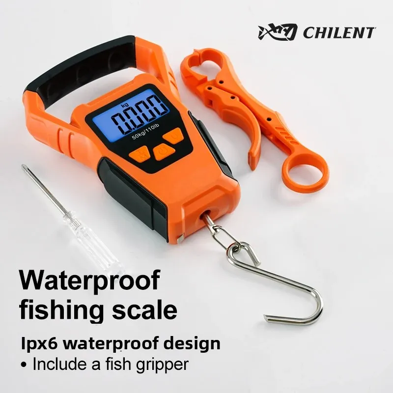 Рыболовные весы CHILENT с рулеткой, водонепроницаемые (IPX6), на батарейках, с ЖК-дисплеем, диапазон измерения 50 г - 50 кг, мультирежимные (кг/фунты/унции)
Рыболовные весы CHILENT с рулеткой, водонепроницаемые (IPX6), на батарейках, с ЖК-дисплеем, диапазон измерения 50 г - 50 кг, мультирежимные (кг/фунты/унции)