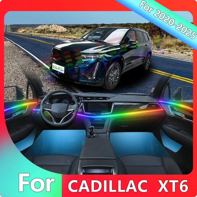 FILIPLI For The CADILLAC XT6 For 2025 Voice Controlled Car Interior LED Mood Light Cyberpunk Car Ambient Light Easy To Install
FILIPLI For The CADILLAC XT6 For 2025 Voice Controlled Car Interior LED Mood Light Cyberpunk Car Ambient Light Easy To Install