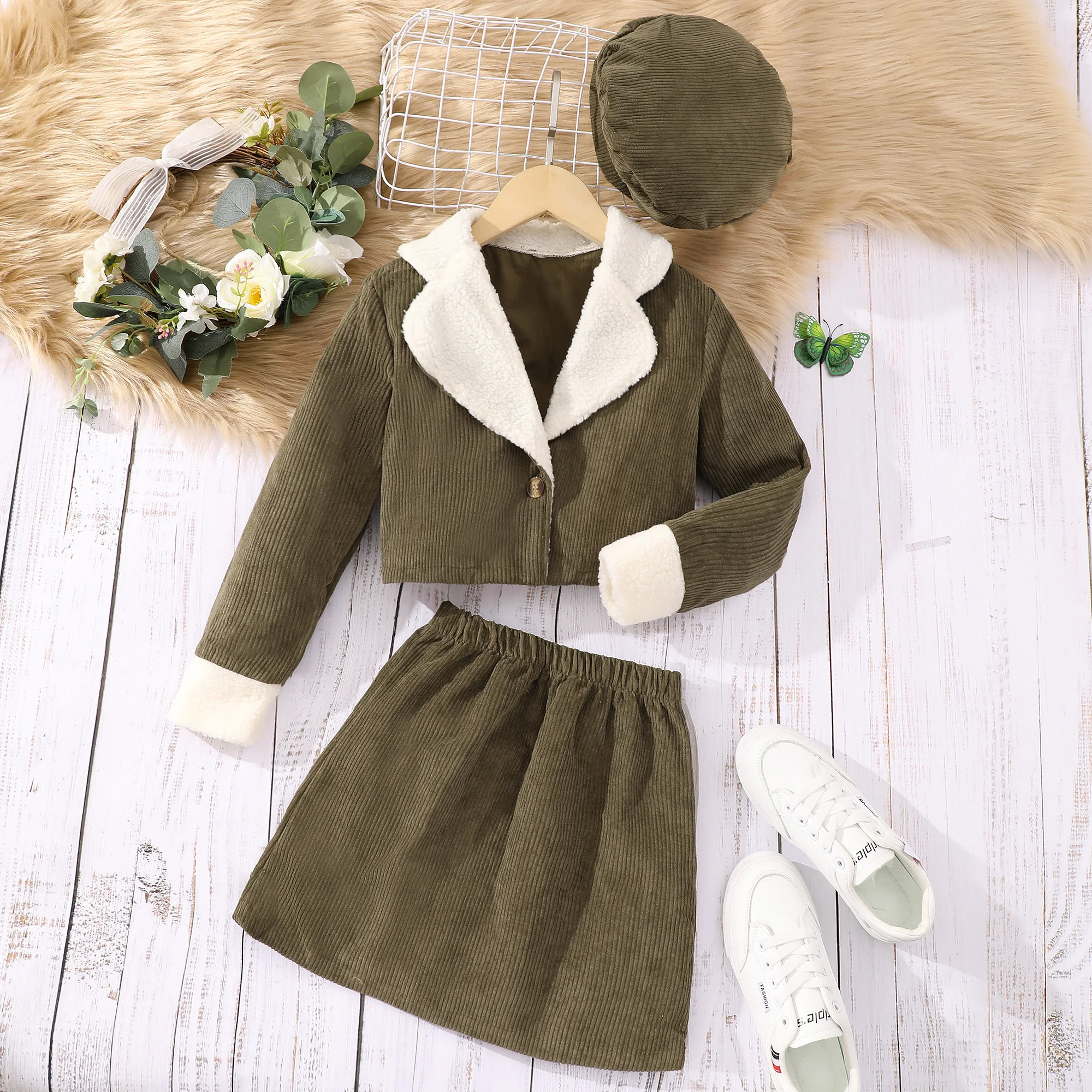 Autumn Big kids Set Girl Suit Winter Long Sleeve Plush Tops + skirt 2PCS Sets Fashion Children Clothes 8 9 10 11 12 Years
Autumn Big kids Set Girl Suit Winter Long Sleeve Plush Tops + skirt 2PCS Sets Fashion Children Clothes 8 9 10 11 12 Years