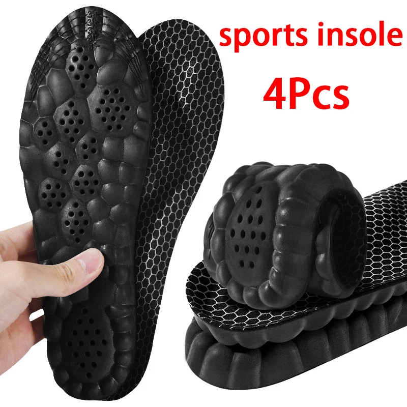Breathable Elastic Shock-Absorbing Insole Unisex Foot Massage Shoe Pads Odor-Resistant Sports Insoles 2Pcs/4Pcs
Breathable Elastic Shock-Absorbing Insole Unisex Foot Massage Shoe Pads Odor-Resistant Sports Insoles 2Pcs/4Pcs