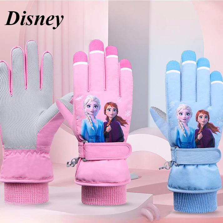 Disney Cartoon Frozen Children's Warm Ski Gloves Children Students Waterproof Thickened Fleece Snow Riding Gloves Girl's Gift
Disney Cartoon Frozen Children's Warm Ski Gloves Children Students Waterproof Thickened Fleece Snow Riding Gloves Girl's Gift